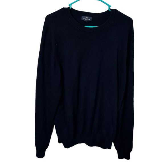 Brooks Brothers 346 stretch Merino wool blend navy blue crewneck sweater XL - Picture 1 of 6